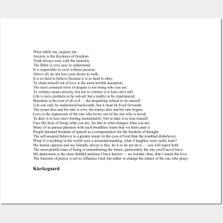 Kierkegaard Quotes Posters and Art